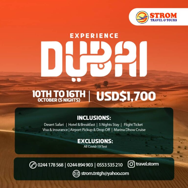 Experience Dubai 10TH TO 16th October, 2022