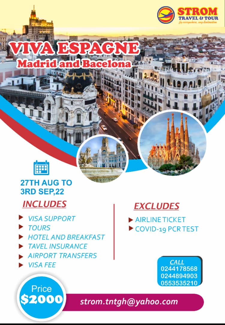 Viva Espagne Madrid And Bacelona 27th Aug To 3rd Sept. 2022