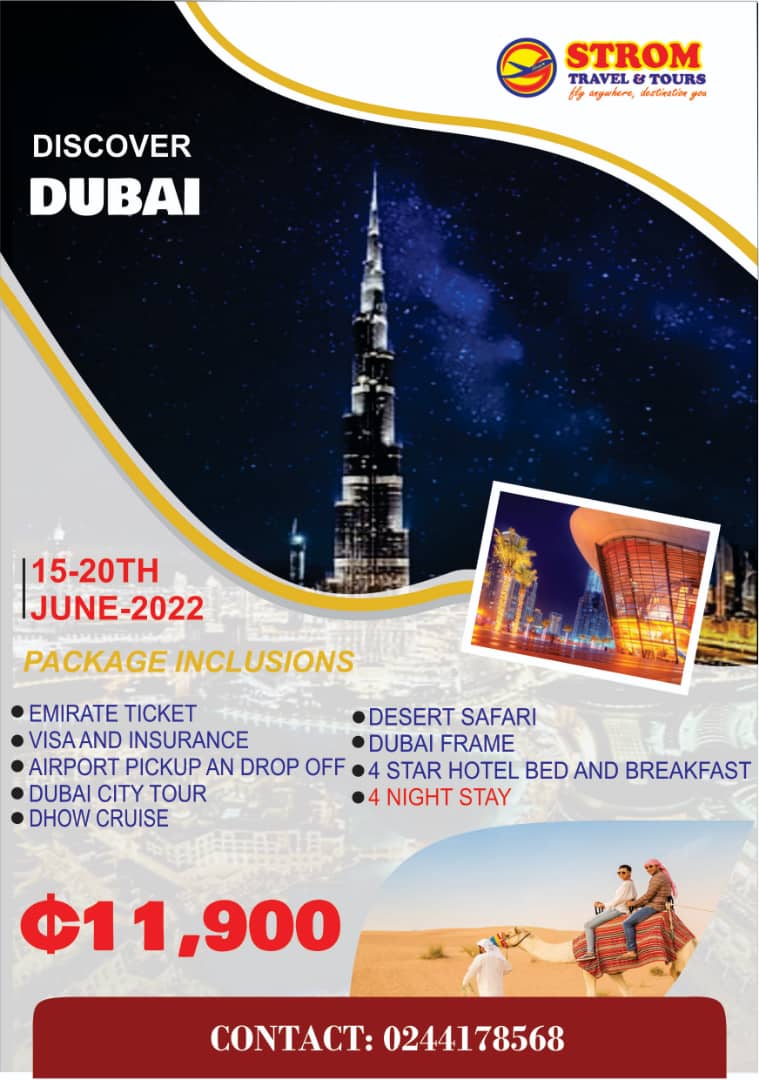 Discover Dubai 15th TO 20th June. 2022