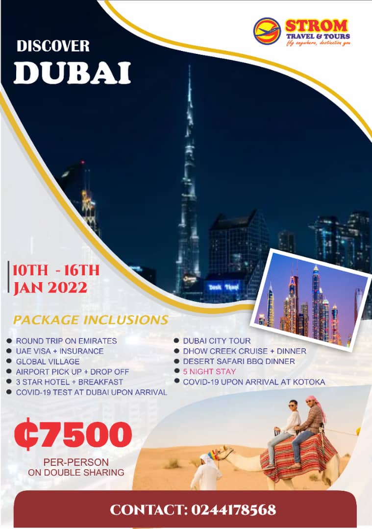 Discover Dubai 10th T0 16th Jan, 2022